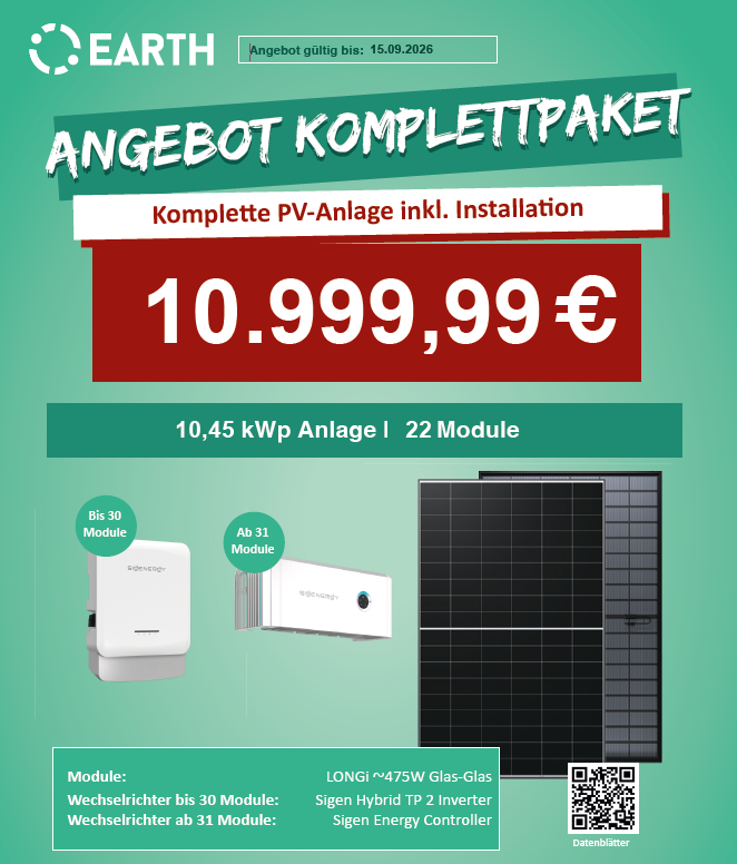 Sigenergy PV Anlage