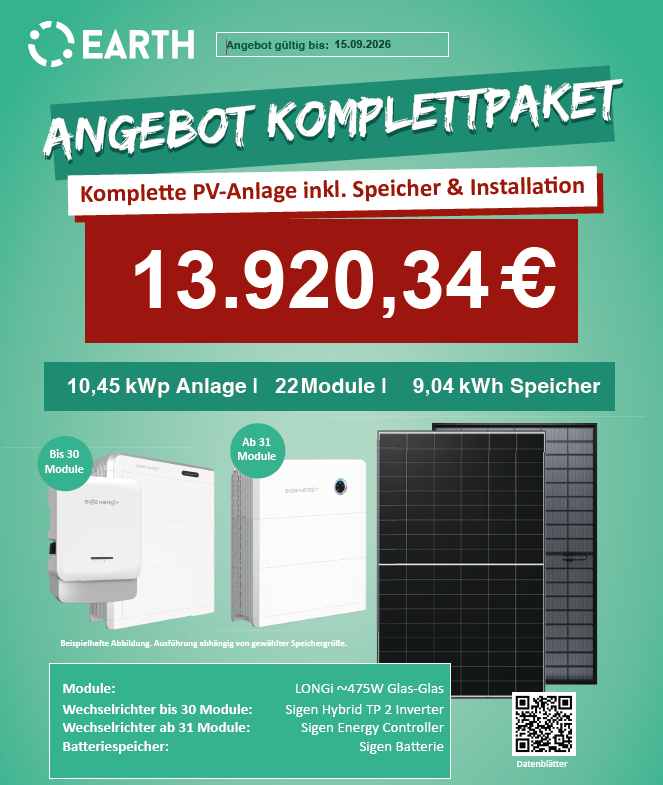 Sigenergy PV Anlage